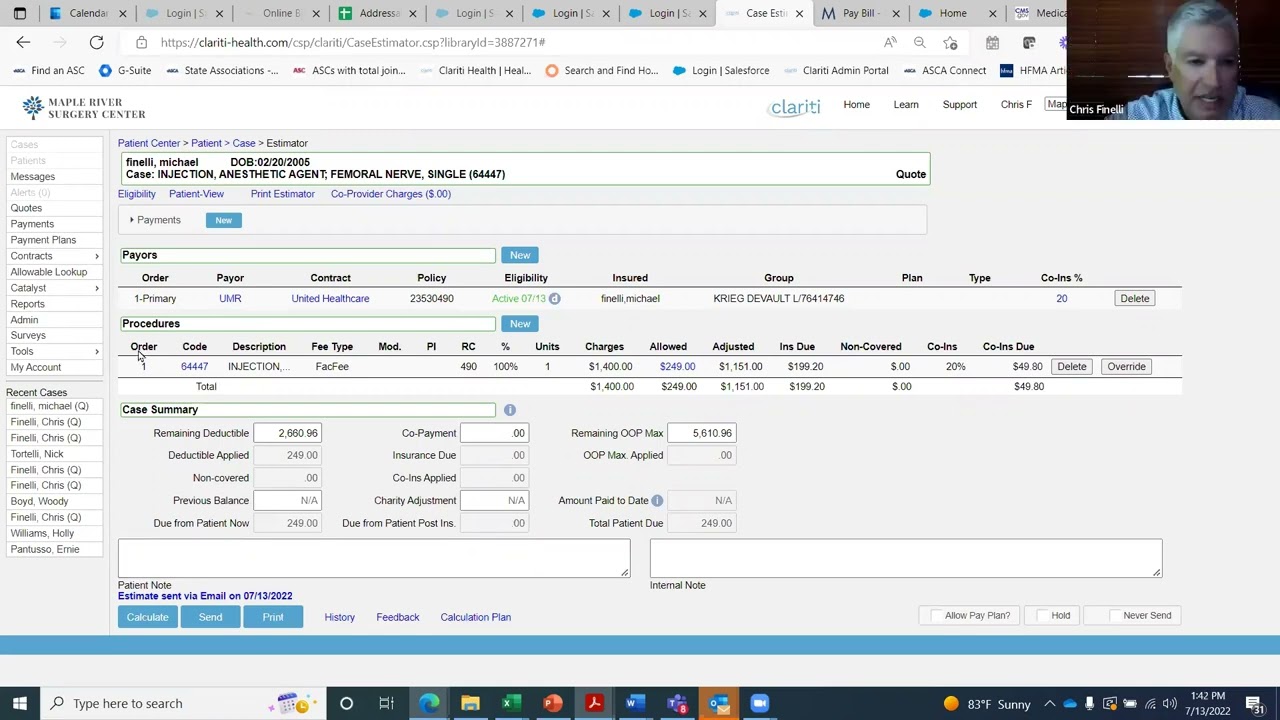 Patient Estimates: Mastering Multi-Procedure Selection & Sequencing for Optimal Reimbursement