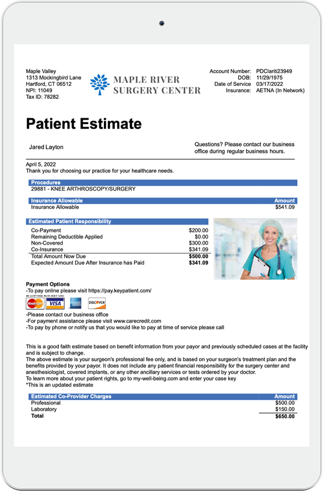 Patient Estimate